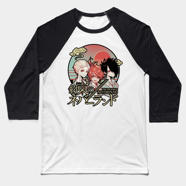 The-promised-neverland Baseball T-Shirt by Kaniart